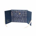 30 Drawers Navy Blue Surprise Gift Box , Beauty Advent Calendar With Ribbon