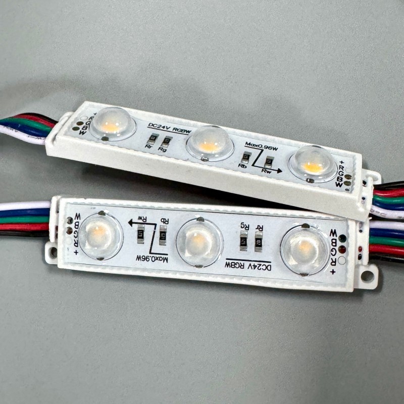 DC24V RGBW LED Backlight Module IP68 Rate 165 Degree For Decorative
