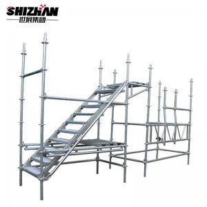 China All Aluminum Mobile Steel Scaffold Stairs Ladder Platform Scaffolding System on sale