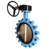 Buy cheap Gear Operator Wafer Butterfly Valve With Ductile Iron Disc NBR / EPDM Seat from wholesalers