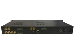 China 6-ch forward and 2-ch reverse broadcast 3G-SDI Extender over Fiber Optic cable wholesale