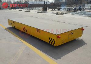 China Motor Warehouse Trackless Transfer Cart 20 Ton For Pipe Industry wholesale