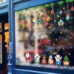 Merry Christmas Wall Stickers Classroom Arrangement Children's Wardrobe PVC
