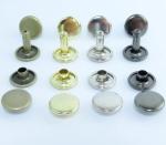 Custom Stainless Steel Leather Rivets with Double Cap DIN Standard RoHs
