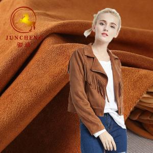 China China factory wholesale suede fabric for winter coat wholesale