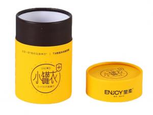 China 157gsm Paper Cylindrical Gift Box With Lid CMYK Printing wholesale