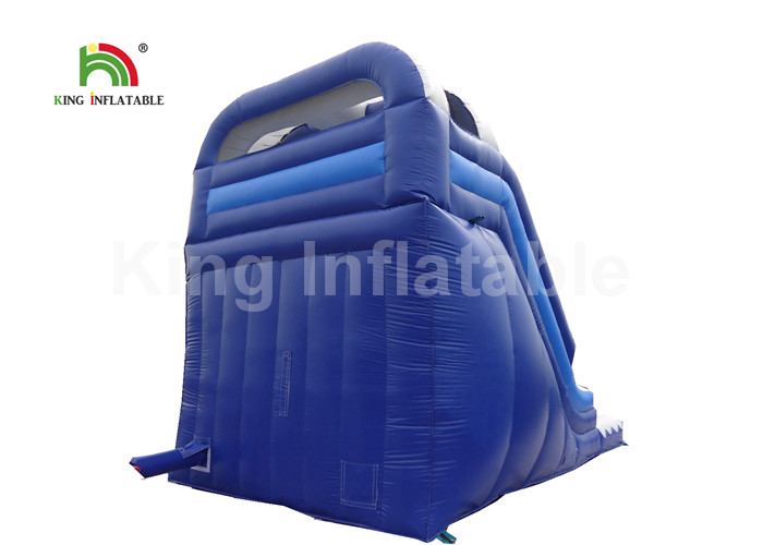 Custom White 6 * 4m Big Inflatable Water Pool Slide For Commercial