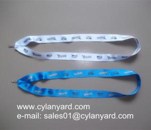China V shape sublimation ribbon for medal, V sublimated lanyard to medals wholesale