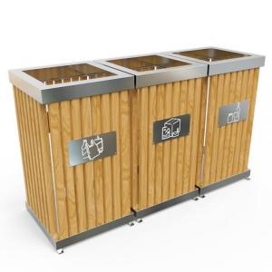 China Rolling Cover EN840 Certificate 10.5gal Outdoor Waste Container on sale