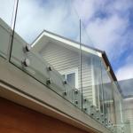 Outdoor Balcony Glass Railing Tempered Glass Toughened Glass Balustrade Railing