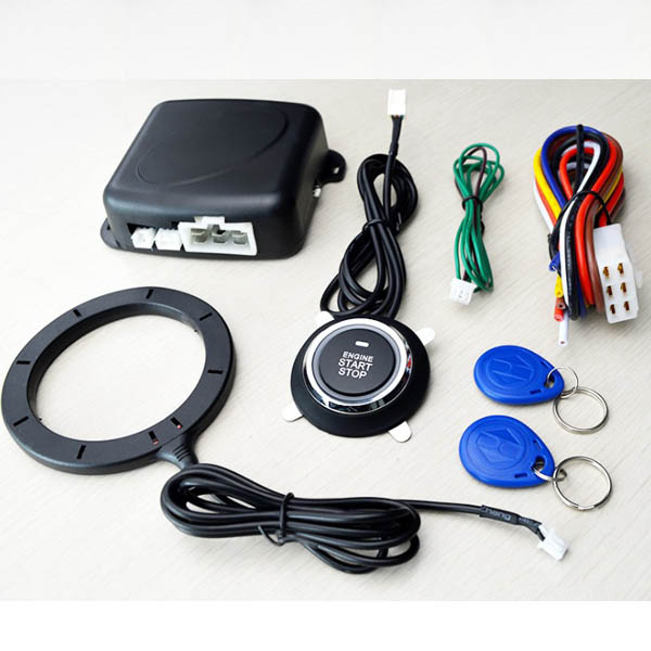 Car one button system Smart Button Start /Off Engine RFID Lock Ignition Switch