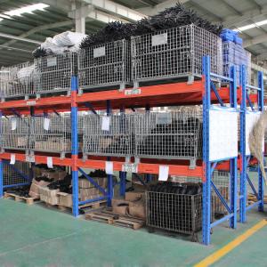 China Industrial Storage folding Wire Container Cage Metal Bin For Sale Stackability wholesale