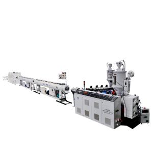 China 160-400mm Pipe Making Machine HDPE Extrusion Line High Capacity For HDPE/PE/PP/PPR SJ90/38 wholesale
