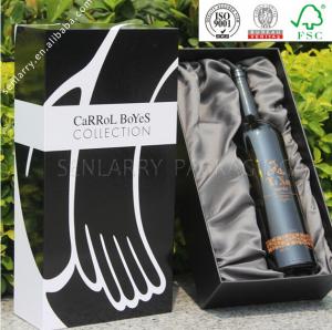 China Promotional trendy recycled custom wine box wholesale ex factory on sale