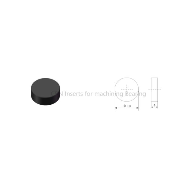 Hardened Steel Halnn CBN Inserts , Hard Turning Inserts In Black Color