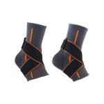 Hot Sale Silicone Sport Elastic Knitted Ankle Support, Compression Ankle Sleeve