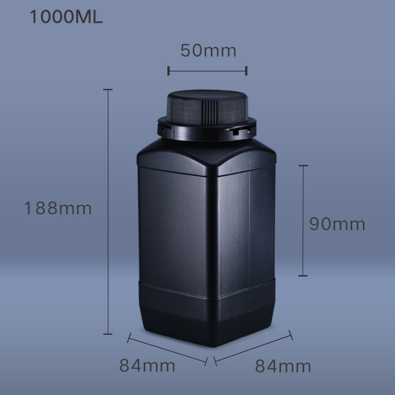 Leakproof HDPE LDPE Plastic Bottles For Chemical Liquid Glue Oil Packaging 16 oz
