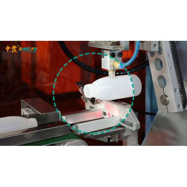 Fully Automatic Screen Printing Machine w for Round Bottles and Plastic Milk Bottles