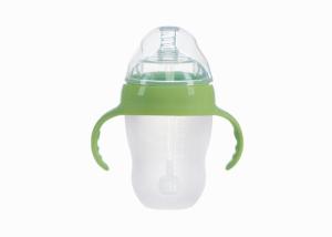 China 150ml/250ml Capacity Silicone Baby Bottles Color Customized OEM / ODM Available wholesale