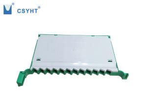 China ABS Plastic 24FO Fiber Optic Tray , SC LC FC Adapter Fiber Optic Cassette wholesale