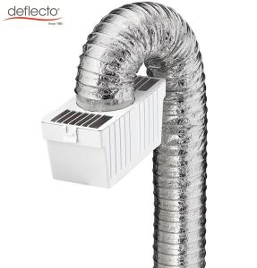 China HUP Dryer Vent Duct Cleaning Kit Aluminum Flexible Air Duct Square Bucket Lint Trapping Set wholesale