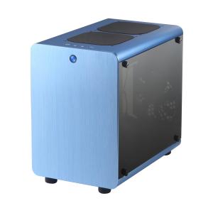 China Blue 160mm CPU 0.8mm SPCC Aluminium ATX Case wholesale