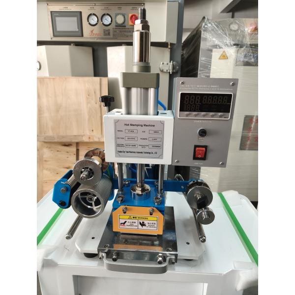 Hot Foil Stamping Machine Automatic Roll Paper Pneumatic Hot Stamping Machine Leather Embossing Logo Indentation Business Card Gift Box Plastic Wood