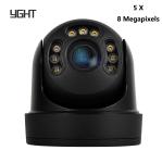 8MP POE PTZ Camera Kamera Outdoor Metal Housing 5X Optical Zoom 60M IR Distance