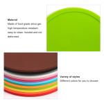 Cheap Custom Logo Round Silicone Tea Cup Placemats Silicone Coaster