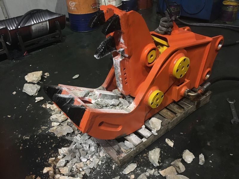 Secondary Building Demolition BEIYI Hydraulic Rotating Pulverizer concrete cutter