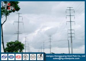 China Customized Tubular Steel Tower Electric Pole / Power Transmission Poles wholesale