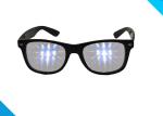 Rainbow Spiral Plastic 3d Diffraction Glasses For New Year Rave Parties