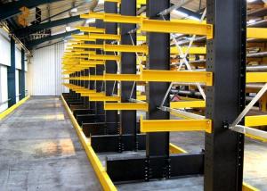 China Powder Coating Cantilever Steel Storage Racks , Heavy Duty Cantilever Racks wholesale