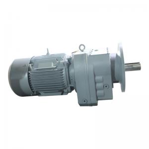 China RF Reducer Bevel Helical Reduction Gearbox Coaxial Output Horizontally Industrial Reducer on sale