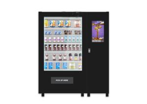 China Customize Glass Bottle Drink Snack Vending Machine With Large Touch Screen wholesale