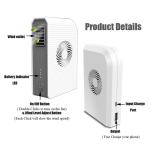 Li Batttery Light Indication 6000mAh Rechargeable Cooling Fan