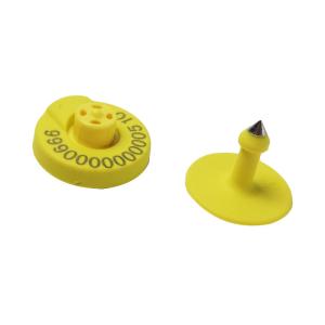 China RFID Animal Management And Slaughter ET907 ISO High Security Smart Ear Tag For Cattle wholesale