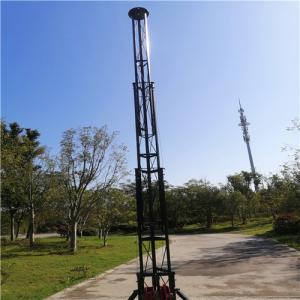 China Mobile Towers 30M 11 Sections Portable Cow Cell On Wheels wholesale