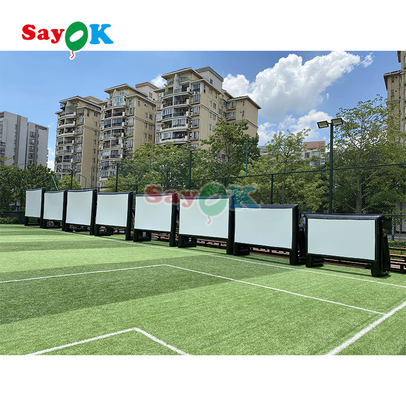 Oxford Cloth Inflatable Movie Screen Outdoor Inflatable Projection Screen Open Air Cinema
