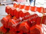 antique building used plastic PVC imitation glazed tile making machine
