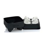 Reasonable Price Dishwasher Safe Soft Famous Food Grade BPA Free 4-ice Silicone