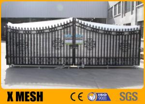 China Crimped Top Security Metal Fencing X MESH Ornamental Aluminum Gates wholesale