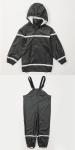 Safety Green Reflective Rain Jacket Men'S Childrens Boys Girls Split High