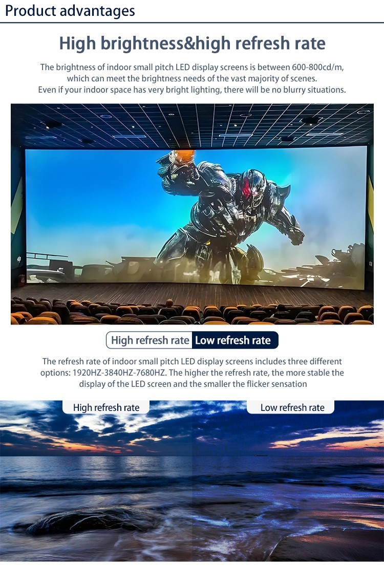 P2 Small Pitch LED Display Fixed Installation For Indoor Visual Communication