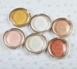 China Single Glow Baked Highlighter Cosmetics Custom Natural Ingredients wholesale