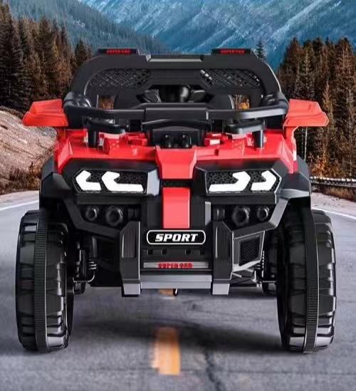 Children's Electric Four-Wheel Off-Road Vehicle with Four-Wheel Drive and PVC Plastic