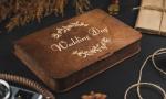 wooden box Personalized wedding box as a gift A box with laser engraving