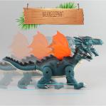 PVC Electric Dinosaur Toy for Children Age Range 0 to 24 Months Sound and Light