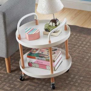 China Hot Sale 3-Tier Storage Service Cart Mesh Stainless Steel Storage Cart with Wheels wholesale