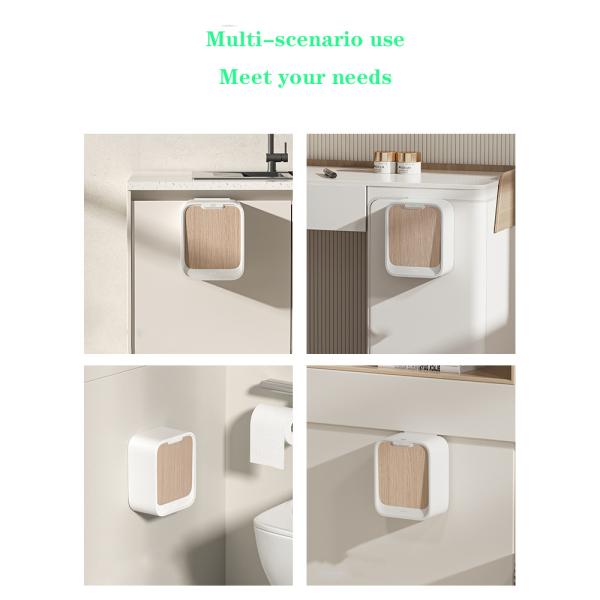 Household Wall Mounted Trash Can 7L Smart Trash Can For Kitchen